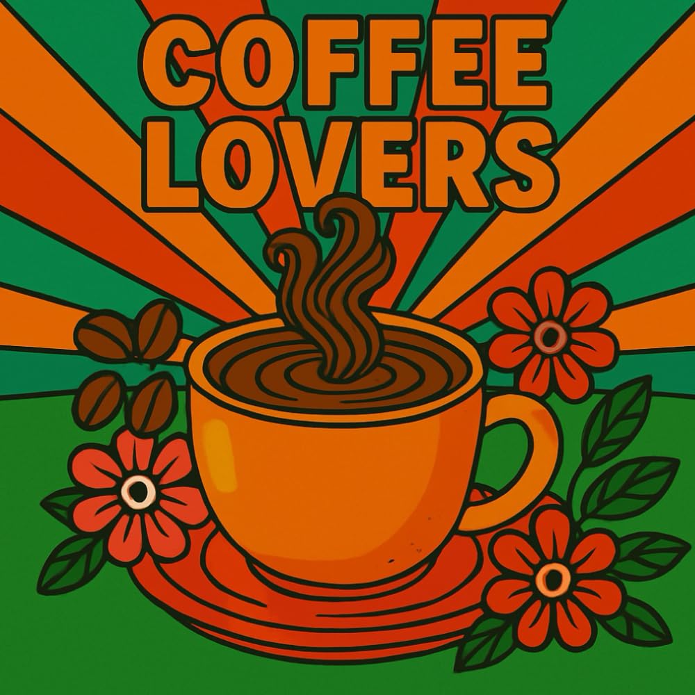 Coffee Lovers Coloring: A Relaxing Coffee-Themed Coloring Book Featuring Cups, Beans, Cafés & Cozy Vibes | Stress Relief & Fun Gift for Coffee Drinkers