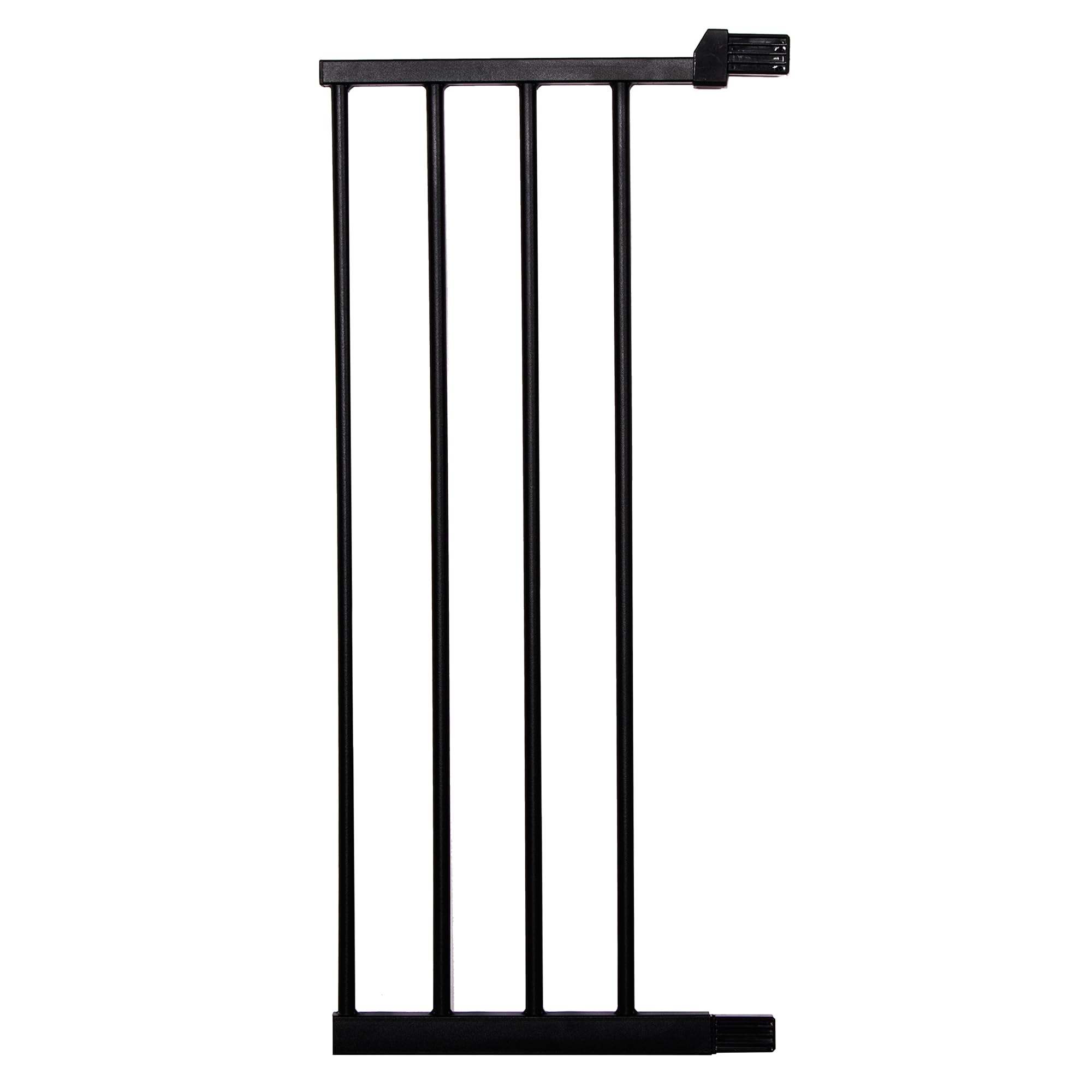 SPRINGOS barriera di sicurezza per porte e scale 2 x prolunga nera regolabile: 110-117 cm sistema di fissaggio