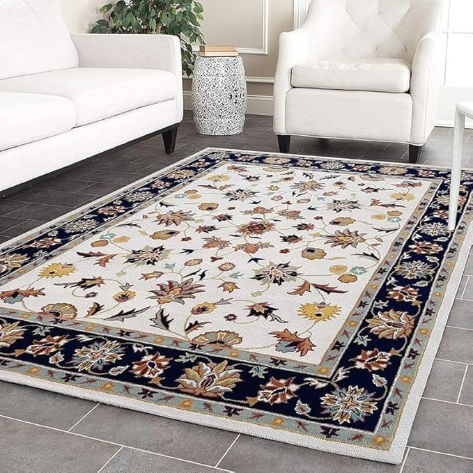 Image of Luxurious Tufted Woolen Carpet Collection Size 10 X 12 Feet (Color-Multi)
