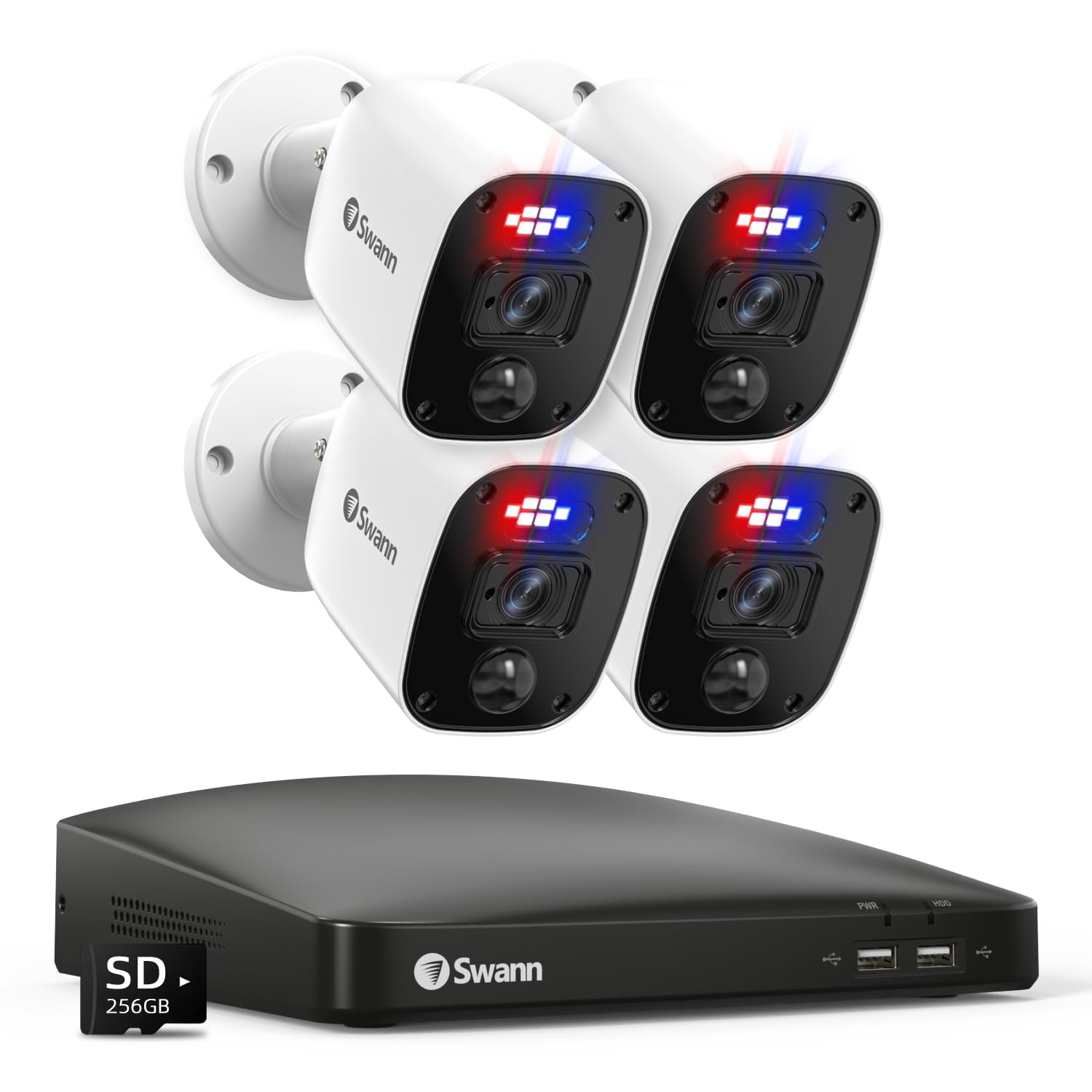 Amazon.com : Swann 4 Camera 8 Channel 2K DVR Security System