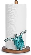 Turtle Paper Towel Holder - Coastal Decor for Home Ocean Decor Beach Hou...
