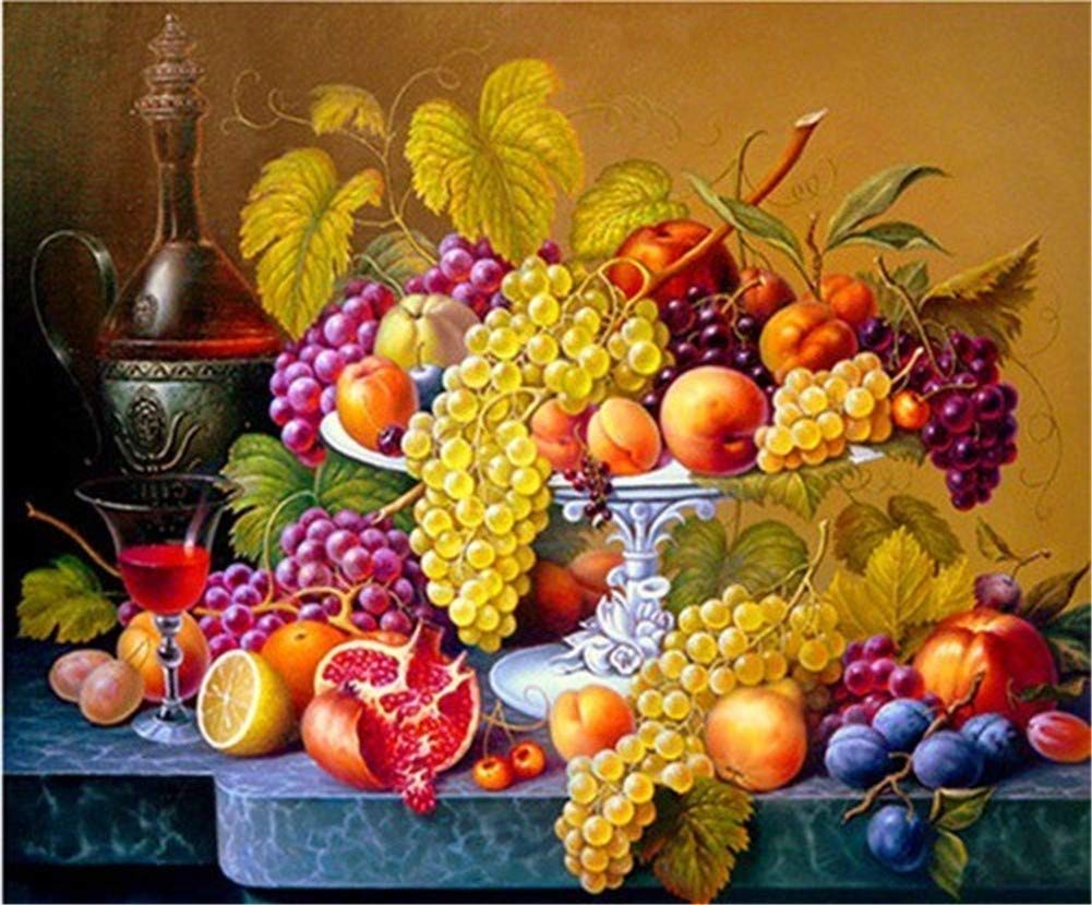 Diamond Painting Strass Broderie 5D Grand Format 70x90cm Motif Fruits