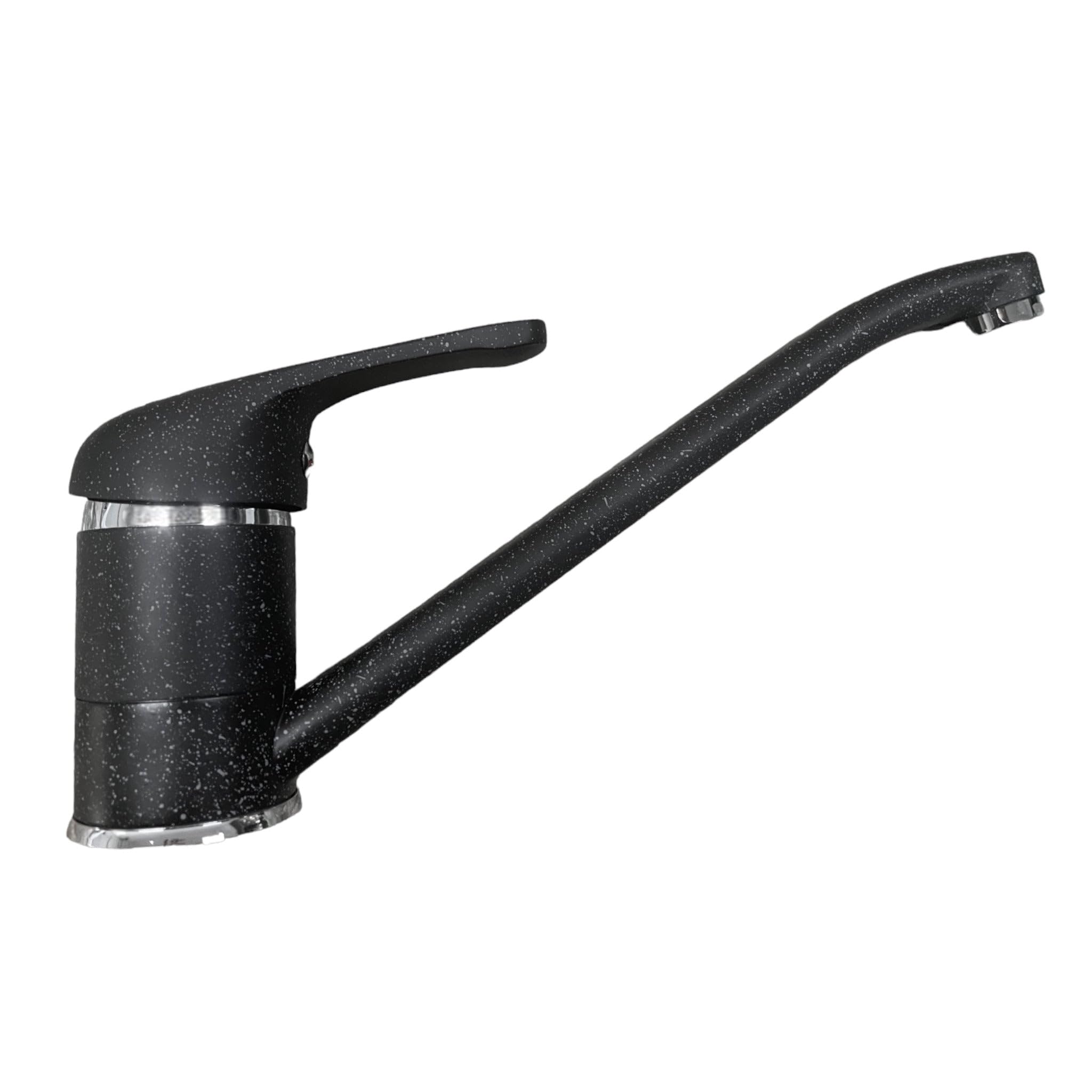 Rubinetto Miscelatore Effetto Granito Nero Opaco in Ottone Pesante – Design Moderno, Eleganza e Resistenza per Cucina e Bagno