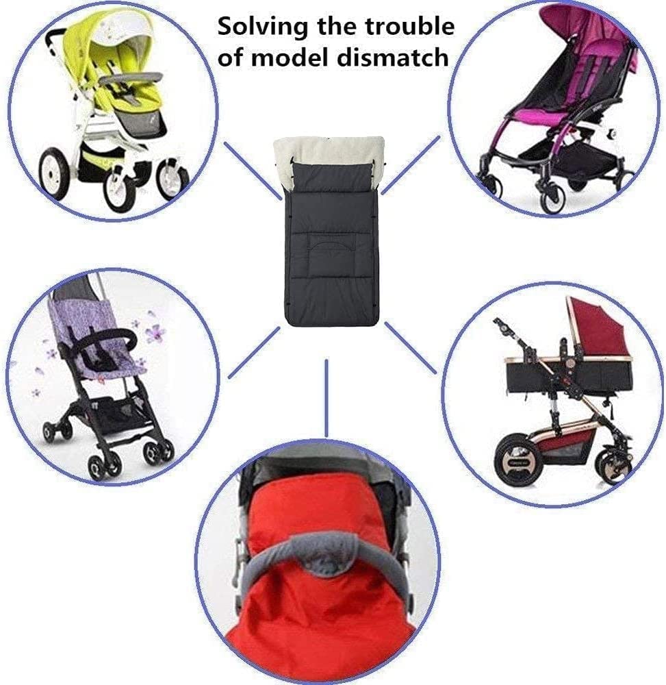 Coprigambe per bambini in pile per passeggino, con cerniera, lavabile, per passeggino, parte della testa, adatta per tutti i passeggini, misura 77 x 60 cm