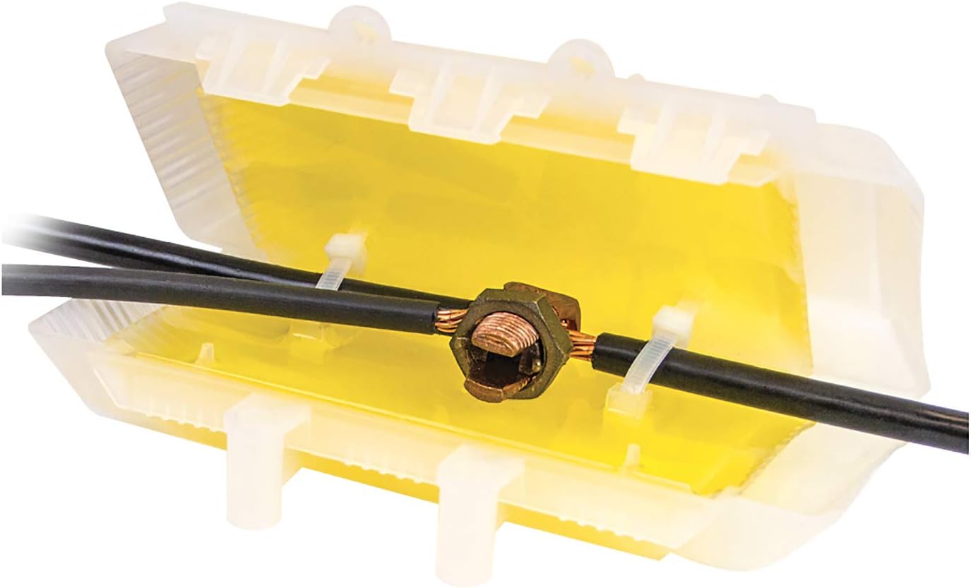 King Innovation 98010 DryConn Visilock Wire Connector, Yellow