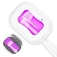 Vista 9 de MONESAO Estuche Sanitizador para Cepillos de Dientes, Fundas para Cepillos de Dientes con Soporte, Cepillo de Dientes Recargable para Viaje y Hogar