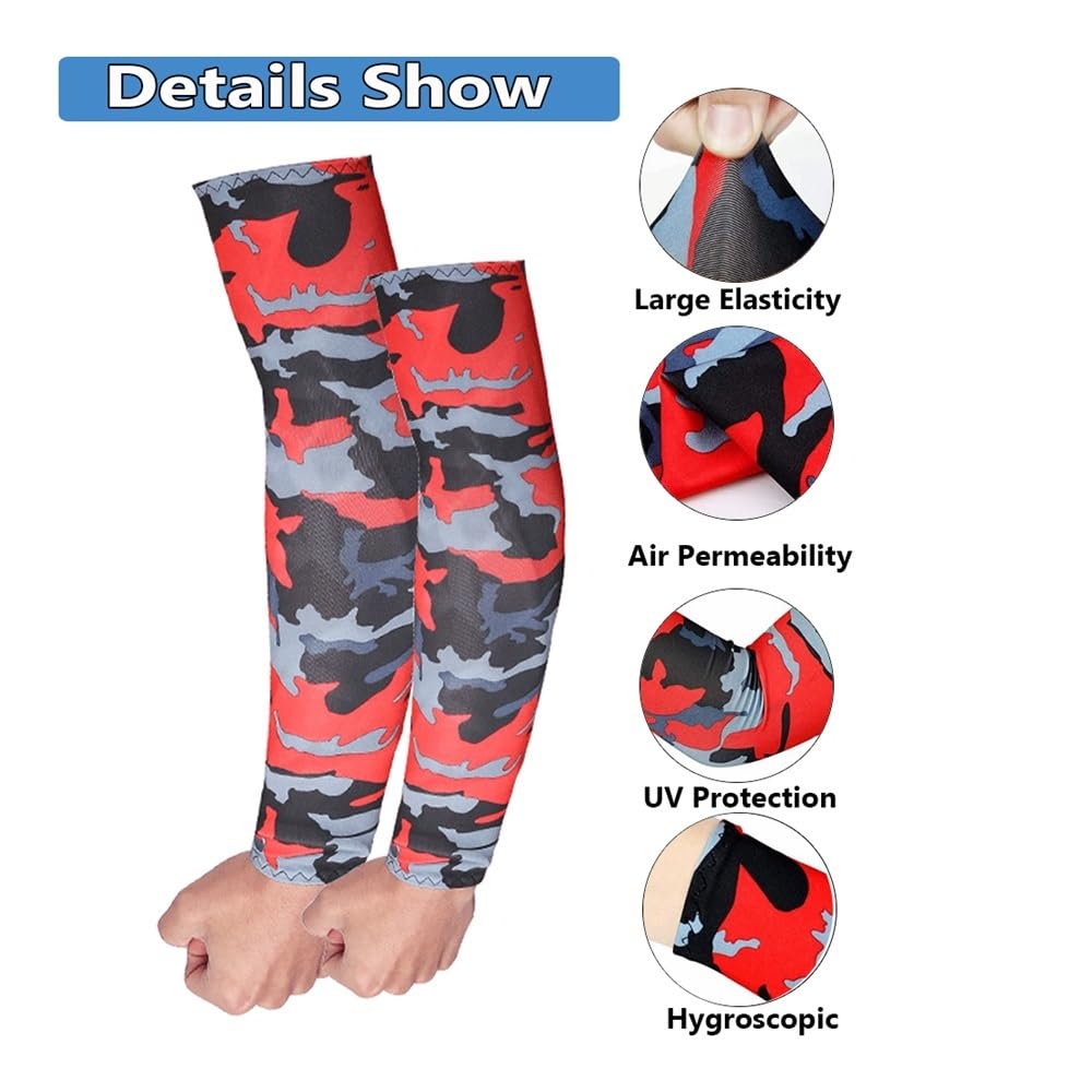 Unisex Fresco Braccio Maniche Uomo Sport Corsa Anti-UV Outdoor Pesca Ciclismo Maniche Braccio Nascondere Tatuaggi