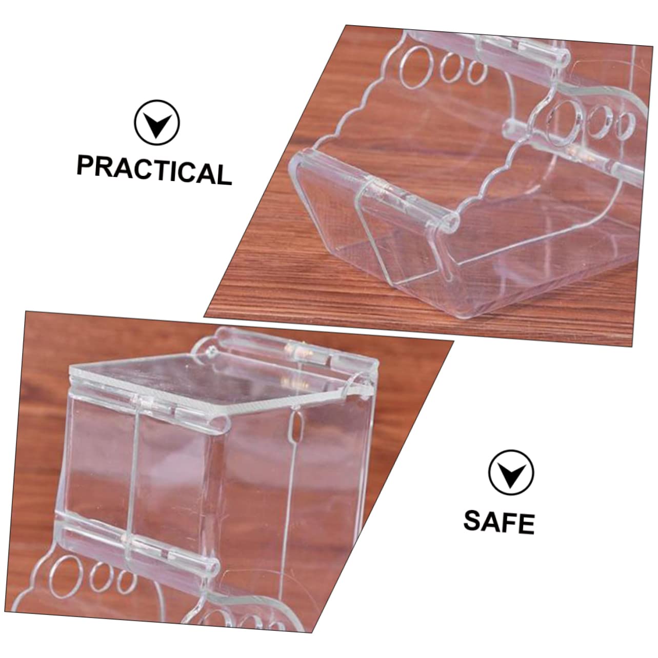 DOITOOL 2stücke Automatischer Hamster Futterspender Transparente Futterstation Für Kleintiere Für Hamster Meerschweinchen Andere Haustiere Sicher Einfach Zu Reinigen Zu Installieren