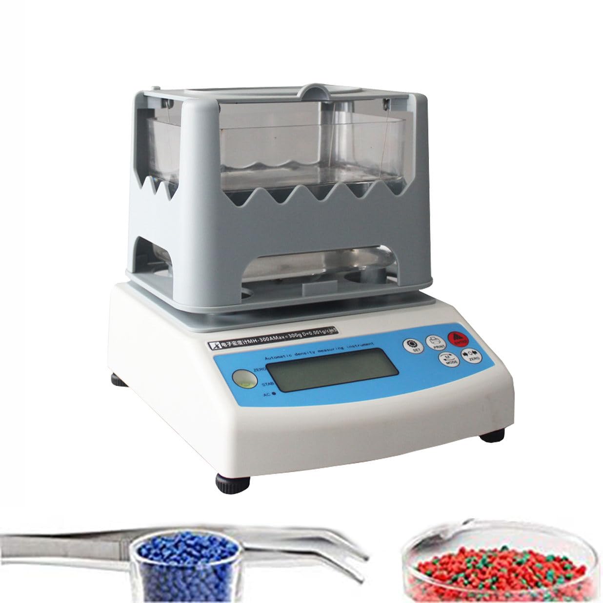 Densimetro digitale, tester di densità solida, attrezzatura industriale di laboratorio per misurare plastica e gomma in laboratorio, strumento di misurazione accurato e affidabile