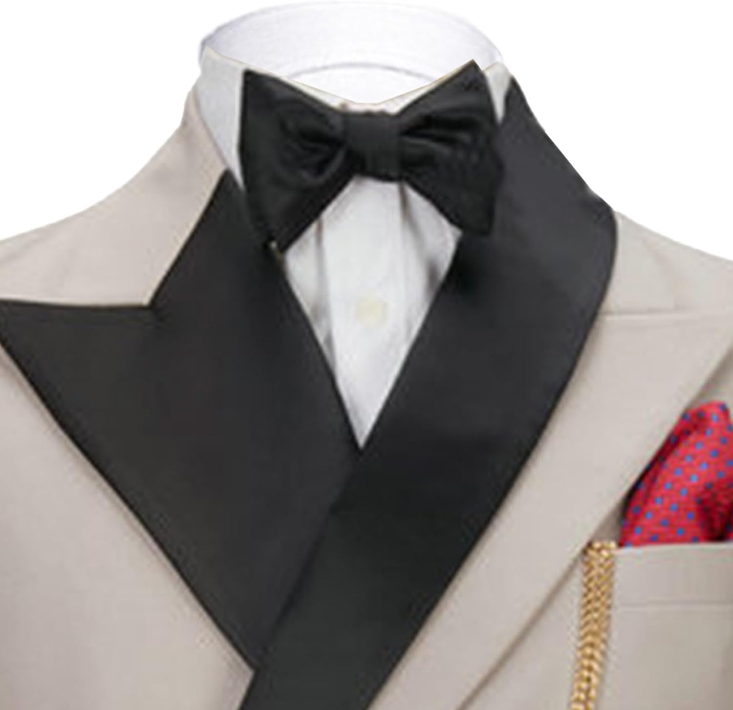 Men's 2 Piece Suit Solid One Button Tuxedo Slim Fit Luxurious Blazer Casual Formal Party Dinner Jacket & Pants