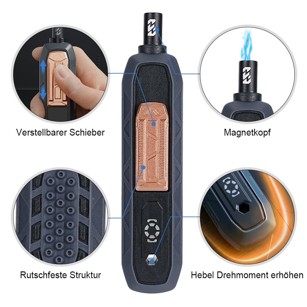 Ejoyous Juego de Destornilladores Mecánicos de Precisión 180 en 1 con Extensión Desmontable, Juego de Destornilladores Magnéticos Ajustables para PC, Teléfono Móvil, Ordenador