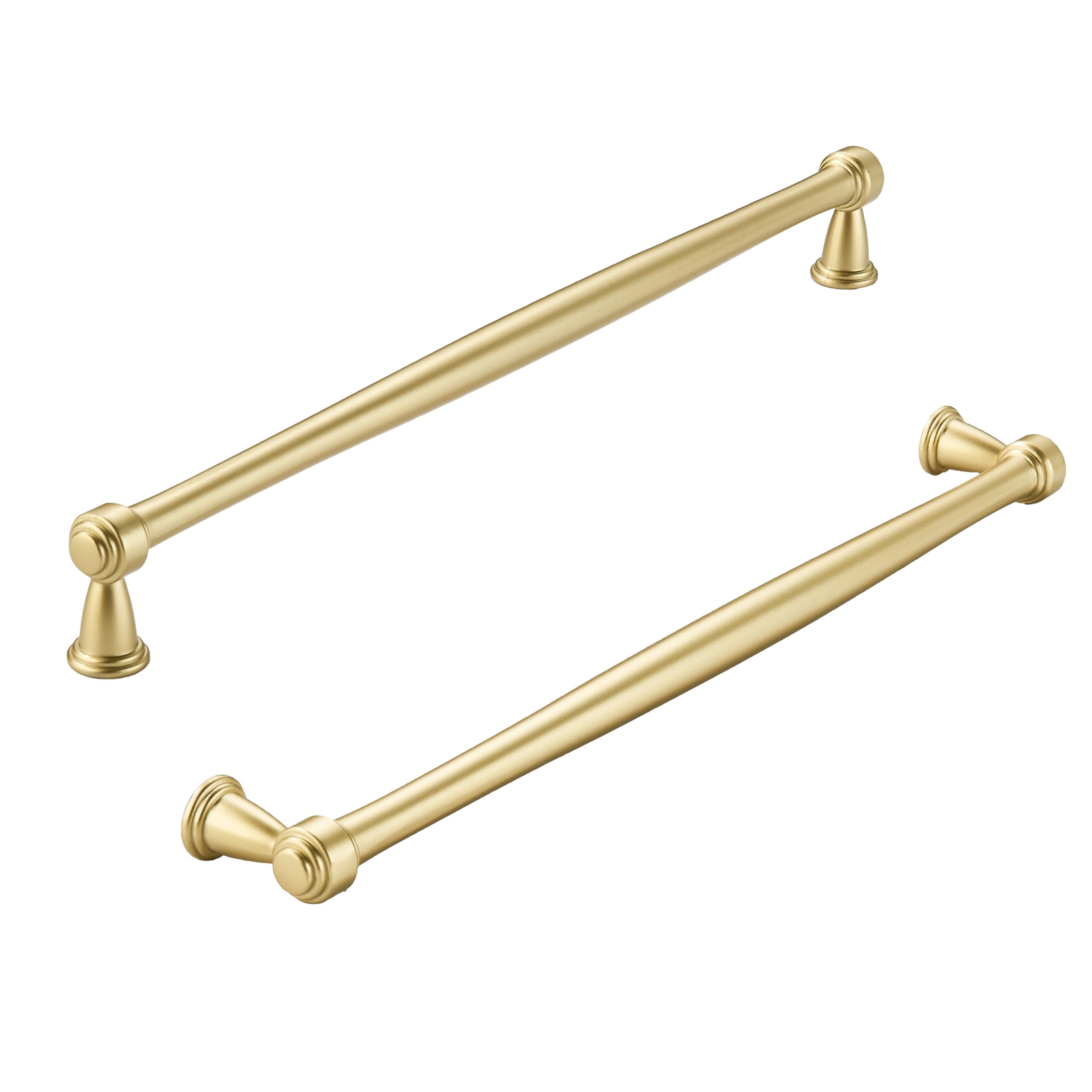 Brushed Brass Cabinet Pulls - Kitchen Hardware -7