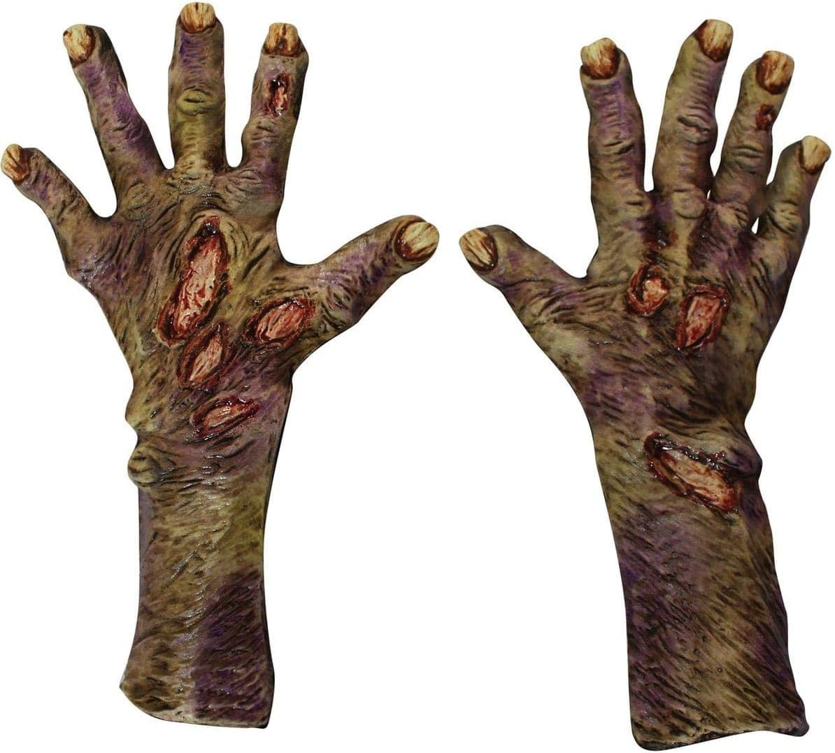 Ghoulish Productions Long Rotted Zombie Gloves