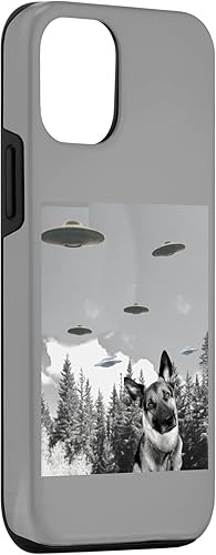 Miniatura 6 de Funda para iPhone 11 Pro Alien UFO divertido perro pastor alemán