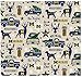 Michigan Wolverines NCAA Holiday Christmas Design 43 inches Wide 100% Cotton Fabric Sold by Yard
