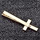 Asienice Krawattennadeln Kreuz für Herren Krawattenklammern mit goldenem Kreuz Krawattennadel Gold Kreuz Anstecknadel Krawattennadel Silber religiöse formelles Business-Hochzeitszubehör