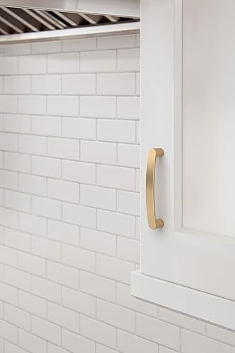 Miniatura 2 de Amerock  Tirador de gabinete  Bronce champán  Tirador de cajón de centro a centro de 3-34 pulgadas  Grieta  Herrajes de cocina y baño  Herrajes para