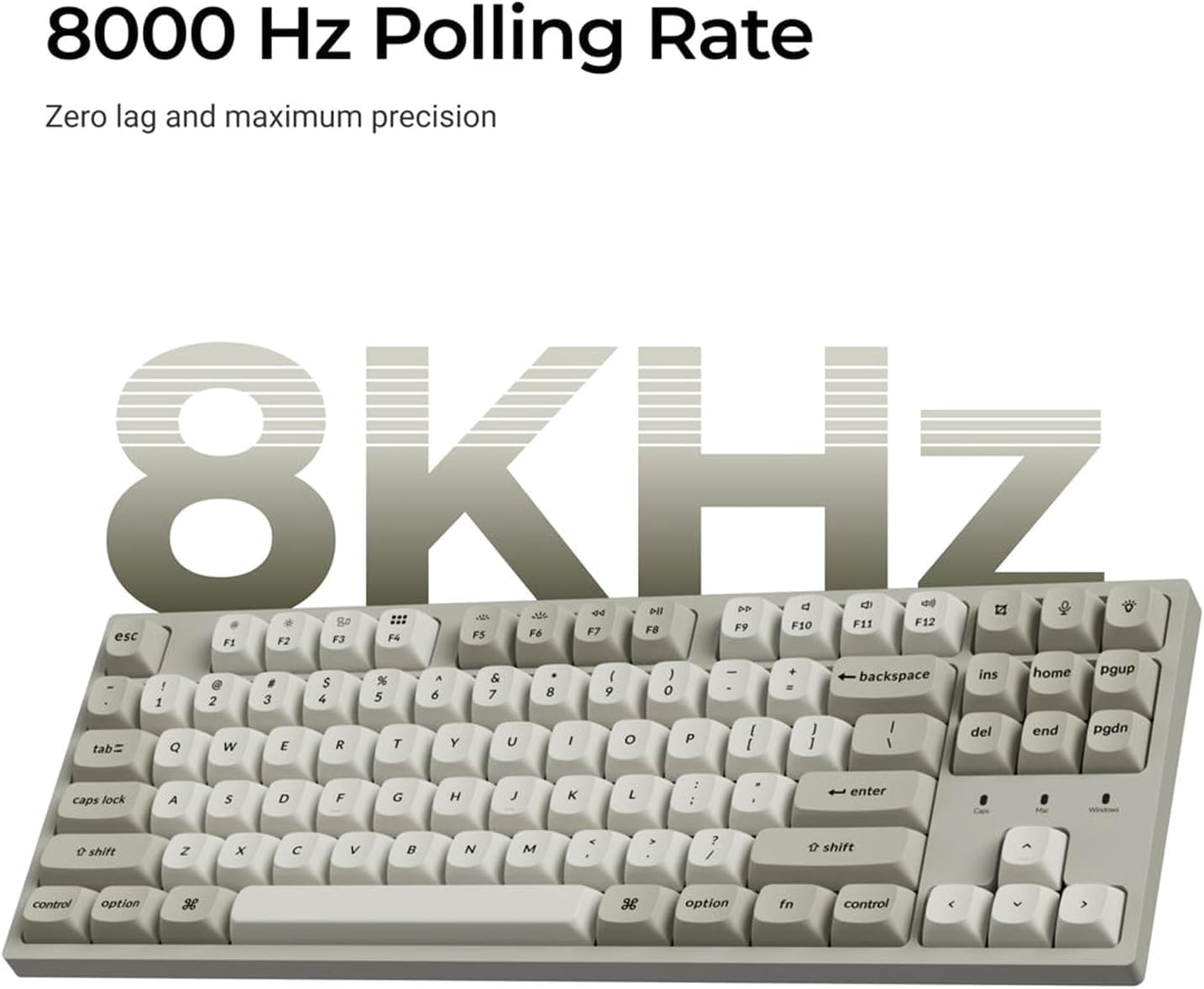 Keychron C1 Pro Wired Mechanical Keyboard with 8K Hz Polling Rate