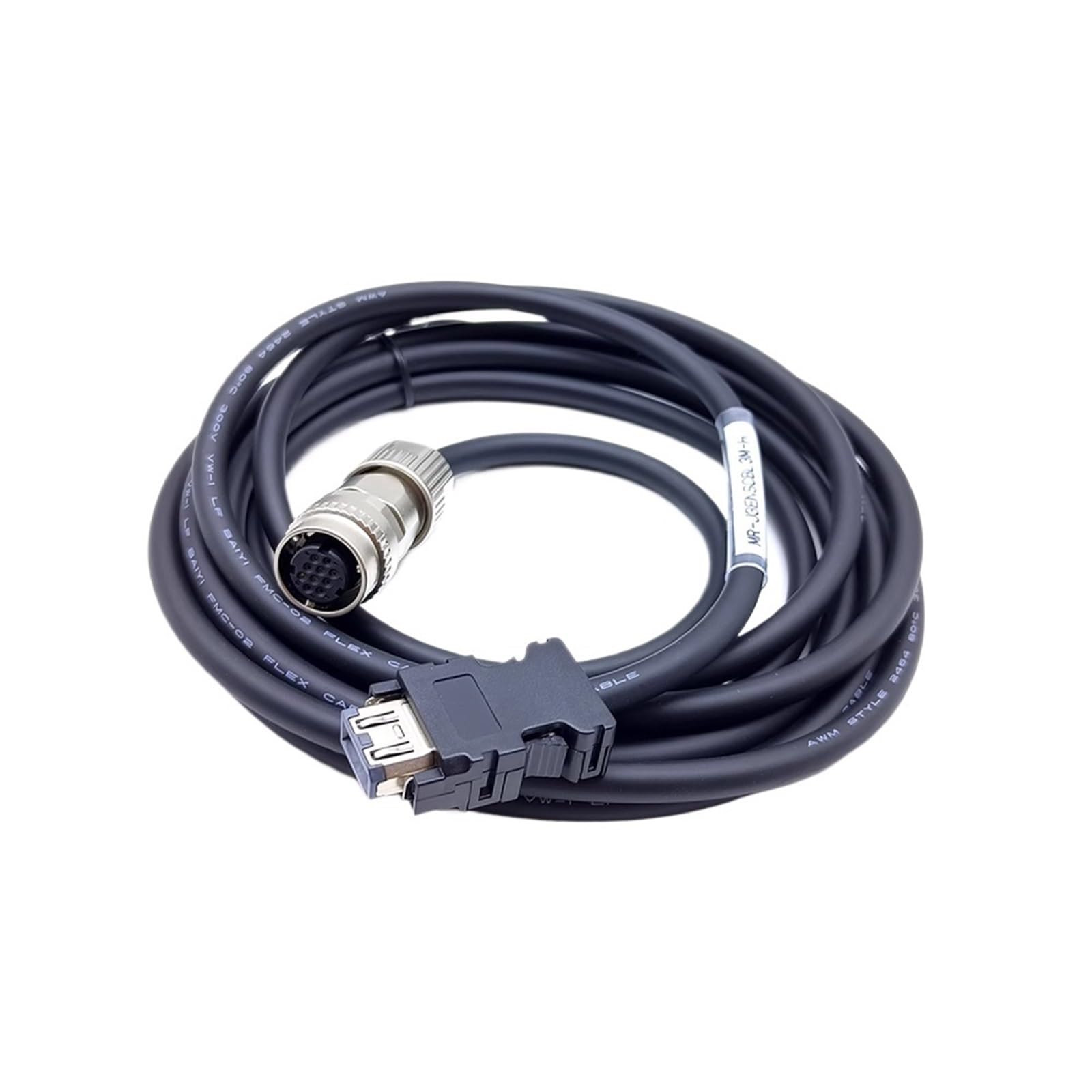 Riswekfw 20M Servo Motor Encoder Cable Mr-J3enscbl3m-L Mr-J3enscbl8m-L Mr-J3enscbl10m-L For Mr-J3 J4 Je Serial