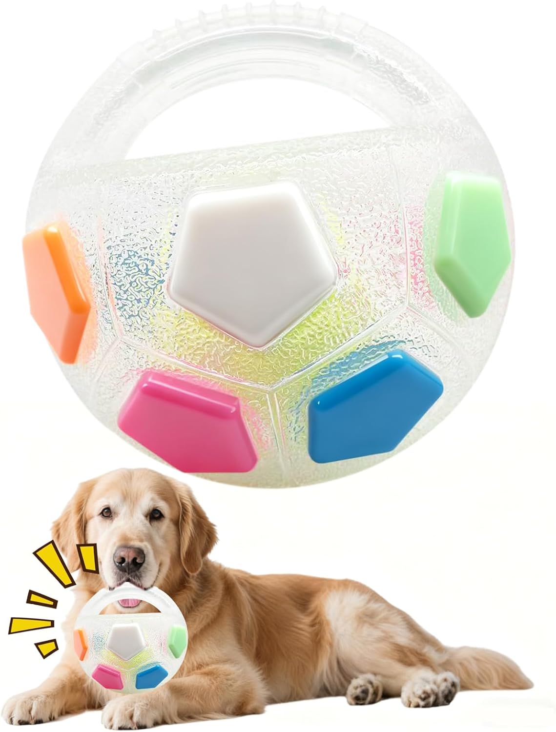 Juguete Mellow Dog Calming Ball con Asa para Perros Medianos Grandes