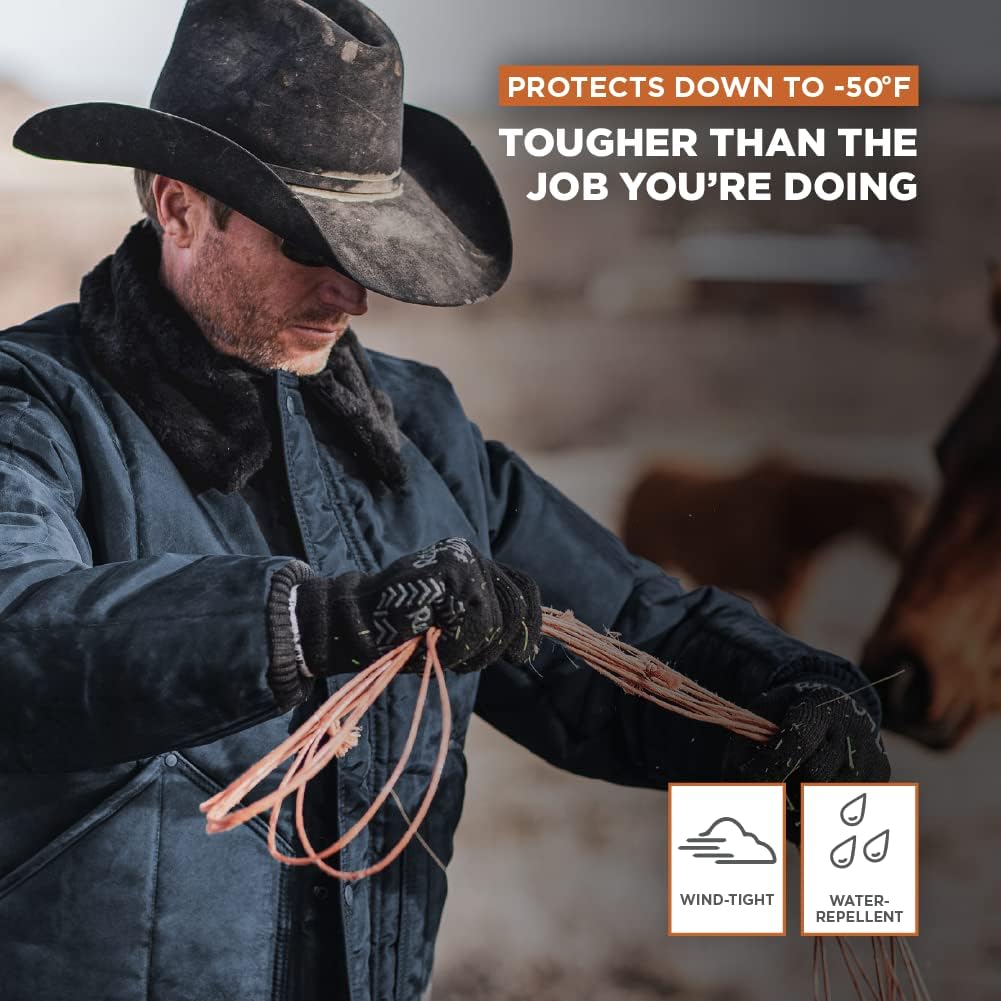 RefrigiWear Unisex Water-Resistant Insulated Iron-Tuff Arctic Jacket with Soft Fleece Collar - Image 4