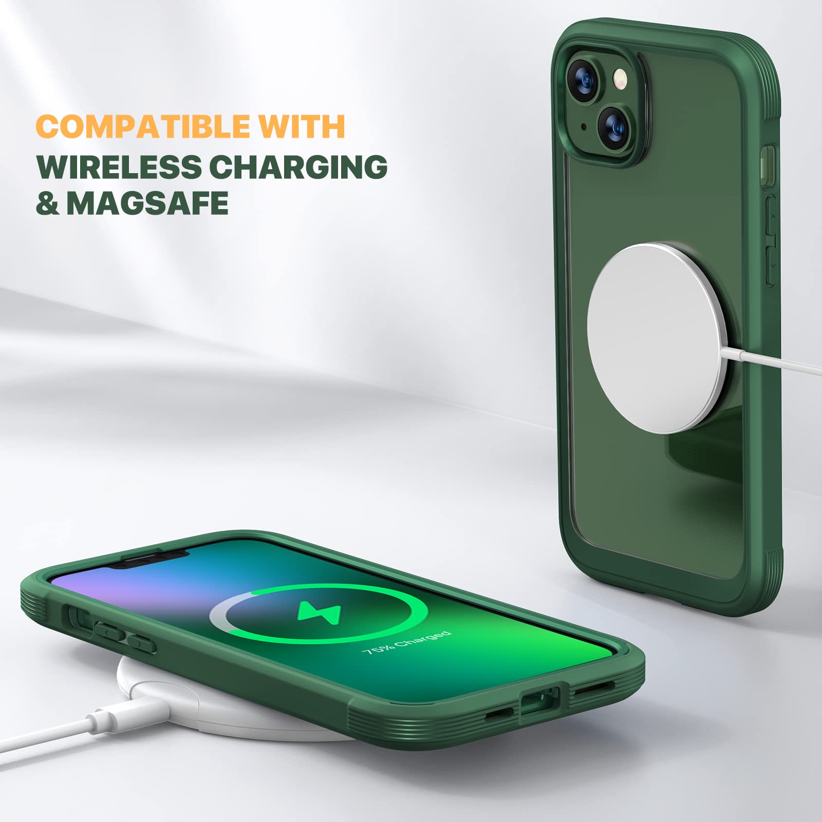Funda Iphone 14 Silicona ACRONIX Funda Silicona Para IPhone 14 Pro (6.1"),con 1 X Protector Pantalla,Silicona Líquida Funda Con Forro Interior De Tela De Microfibra Suave, Funda A Prueba De Golpes De