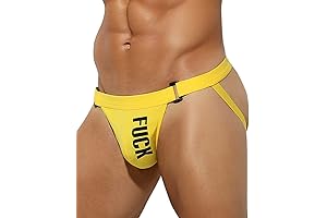 Mens Gay Jockstraps for Men - Sexy Cotton Jockstrap Briefs