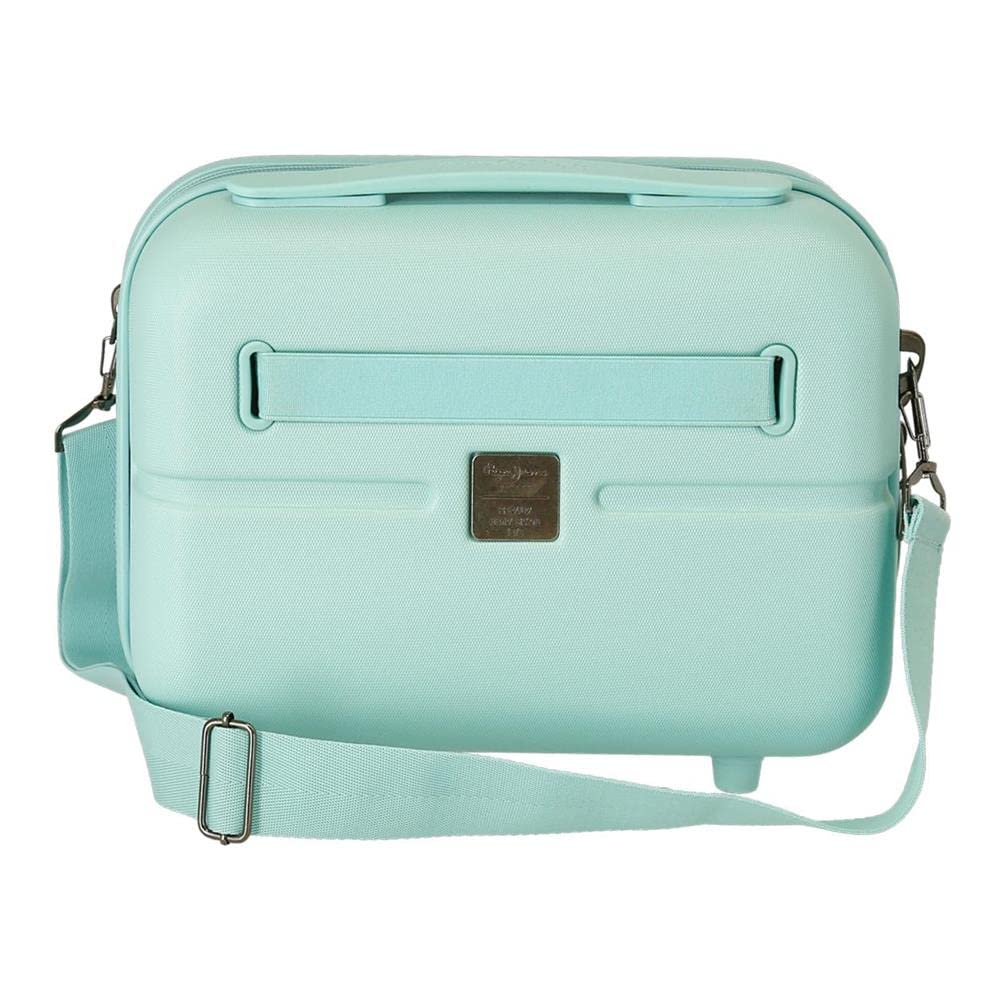 Pepe Jeans Nerea Borsa da toilette adattabile con tracolla blu 29x21x15 cm ABS rigido 9,14 l 2,52 kg