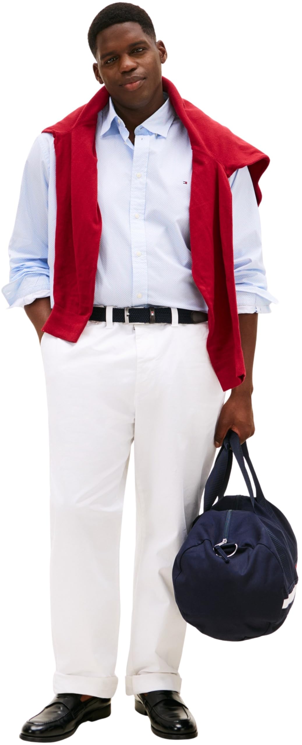 Tommy Hilfiger Herren Hemd Bt-Flex Poplin Micro Regular Fit