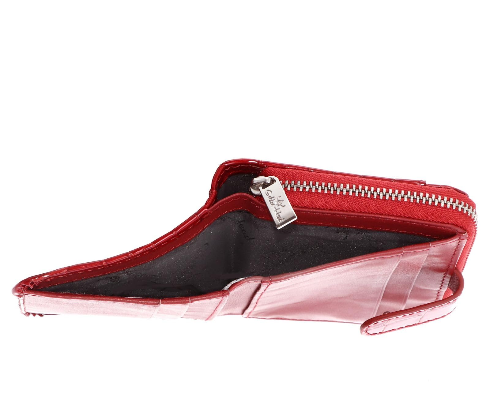 Golden Head Leder Geldbörse Cayenne RFID Protect Minibörse mit Riegel 1006 Kirsche rot