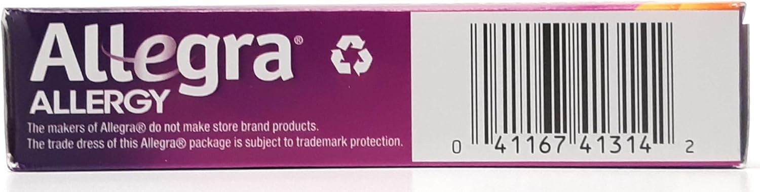 Allegra 12 Hour Allergy Relief 60mg Tablets 24Ct - Pack of 3
