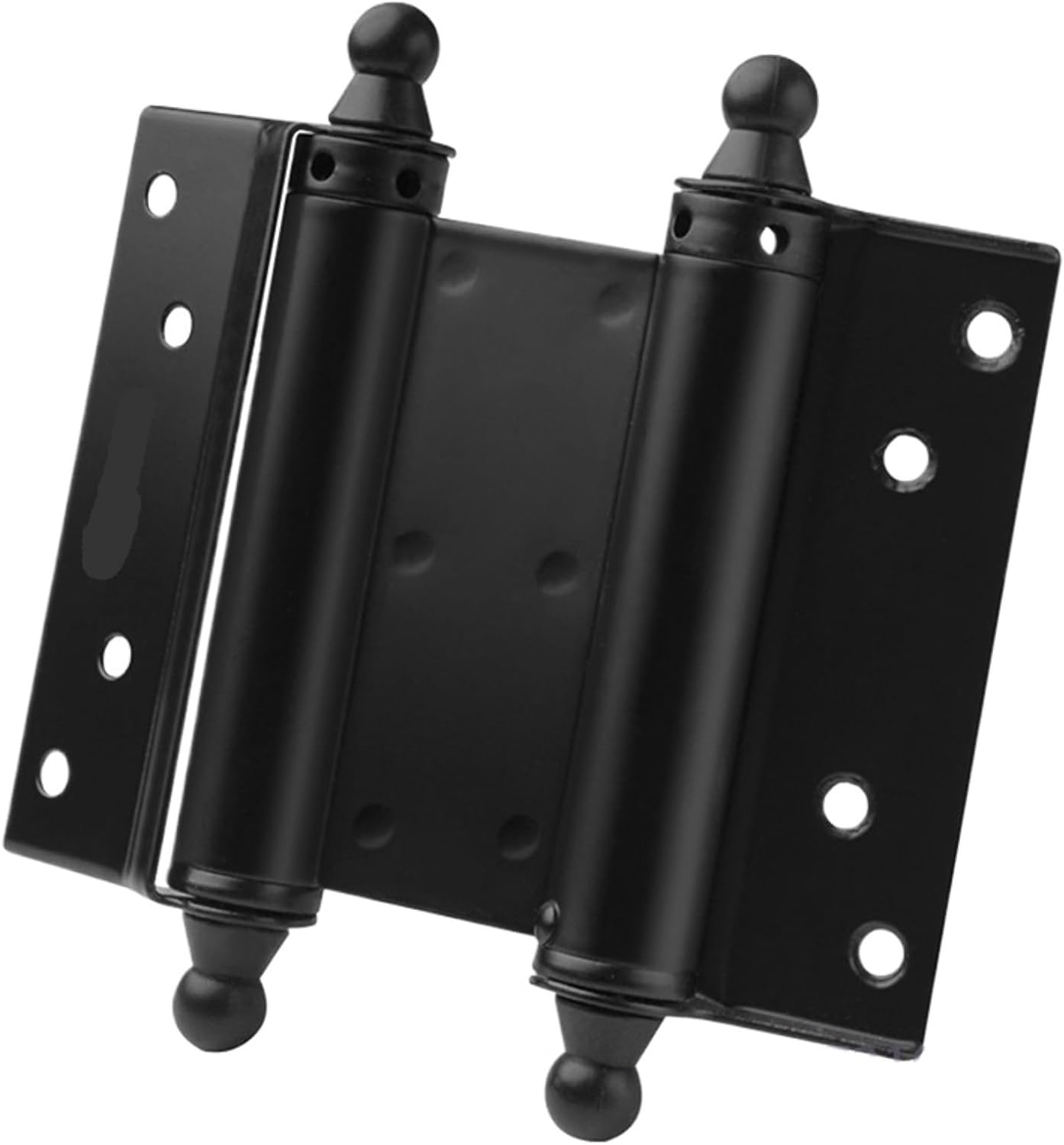 1PC Stainless Steel Free Hinges with Inner and Outer Double Opening Automatic Door Closing Thickened Spring Silent Hinges(A1)