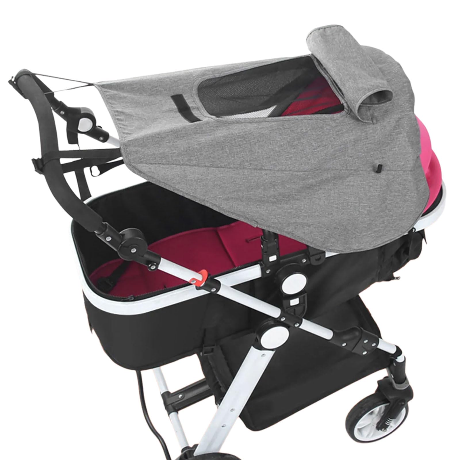 Montesy Baby Strollers Sun Shade Pram Protective Guard With Viewing Window For Toddler Blockout Protections