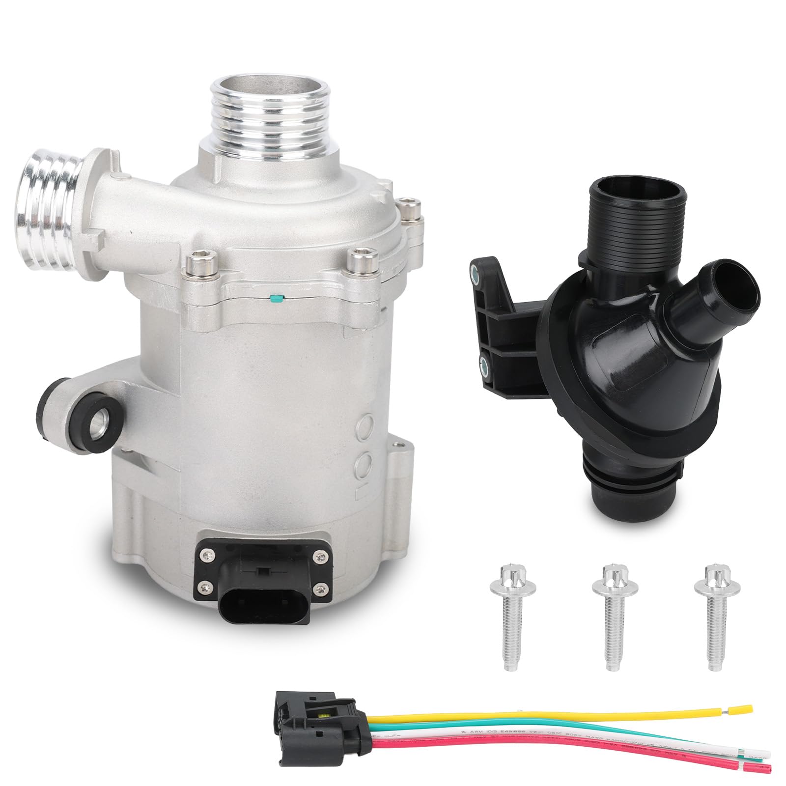 11517597715 Engine Water Pump W/Thermostat Compatible with BMW 220i 320i