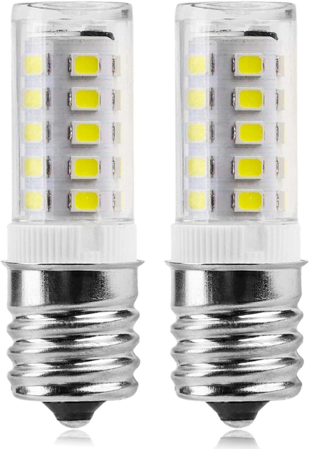2 Pack Freezer Light Bulb Replacement Kei D28a Kel 2811 E17 LED Bulb Intermediate Base Light Bulbs KEI D28A, KEI D28M, KEL 2815, Refrigerator Fridge Lightbulb 100-265V White 800LM 5304498578