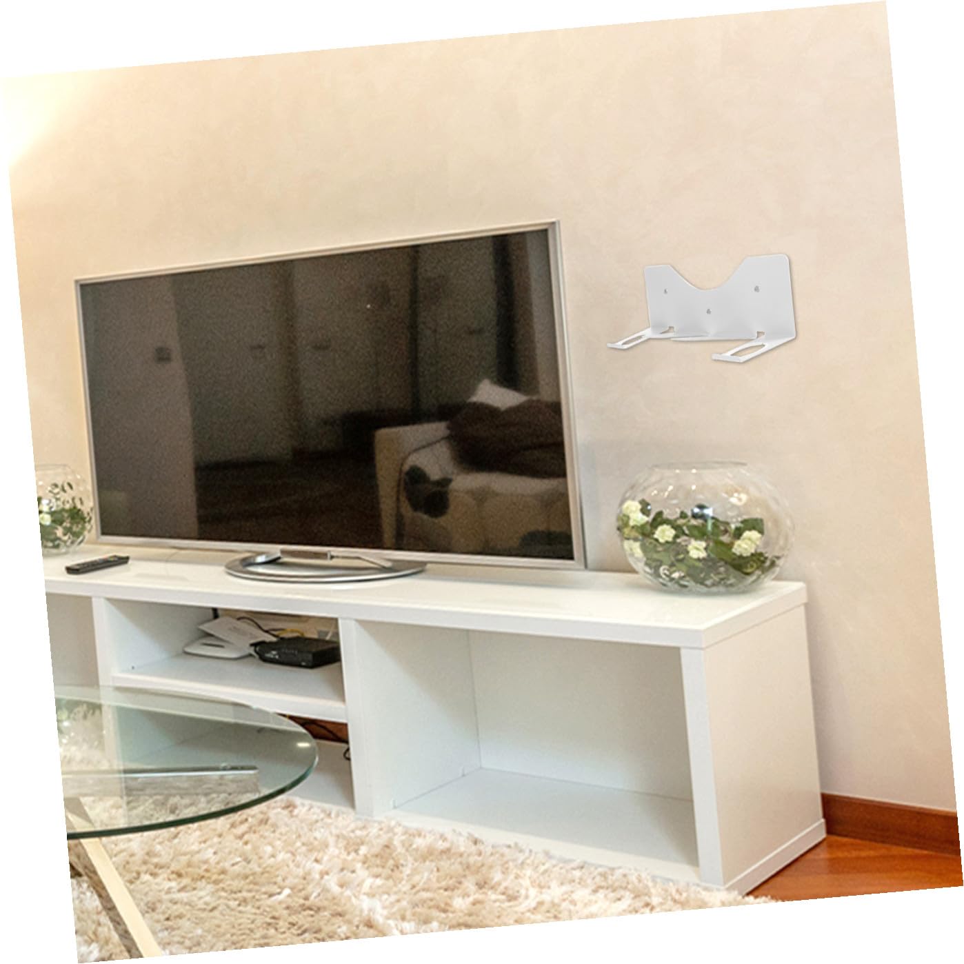 Supporto a Parete per Visore Vr in Ferro Bianco Gancio | Visore e Controller, Funzione Display e Organizzazione, Portatile, Adatto a Negozio e Uso Quotidiano