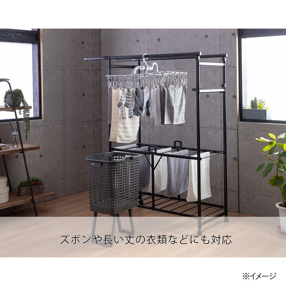 Amazon.co.jp: カインズ(CAINZ) 楽干し・楽カケ アルミ洗濯ハンガー 40