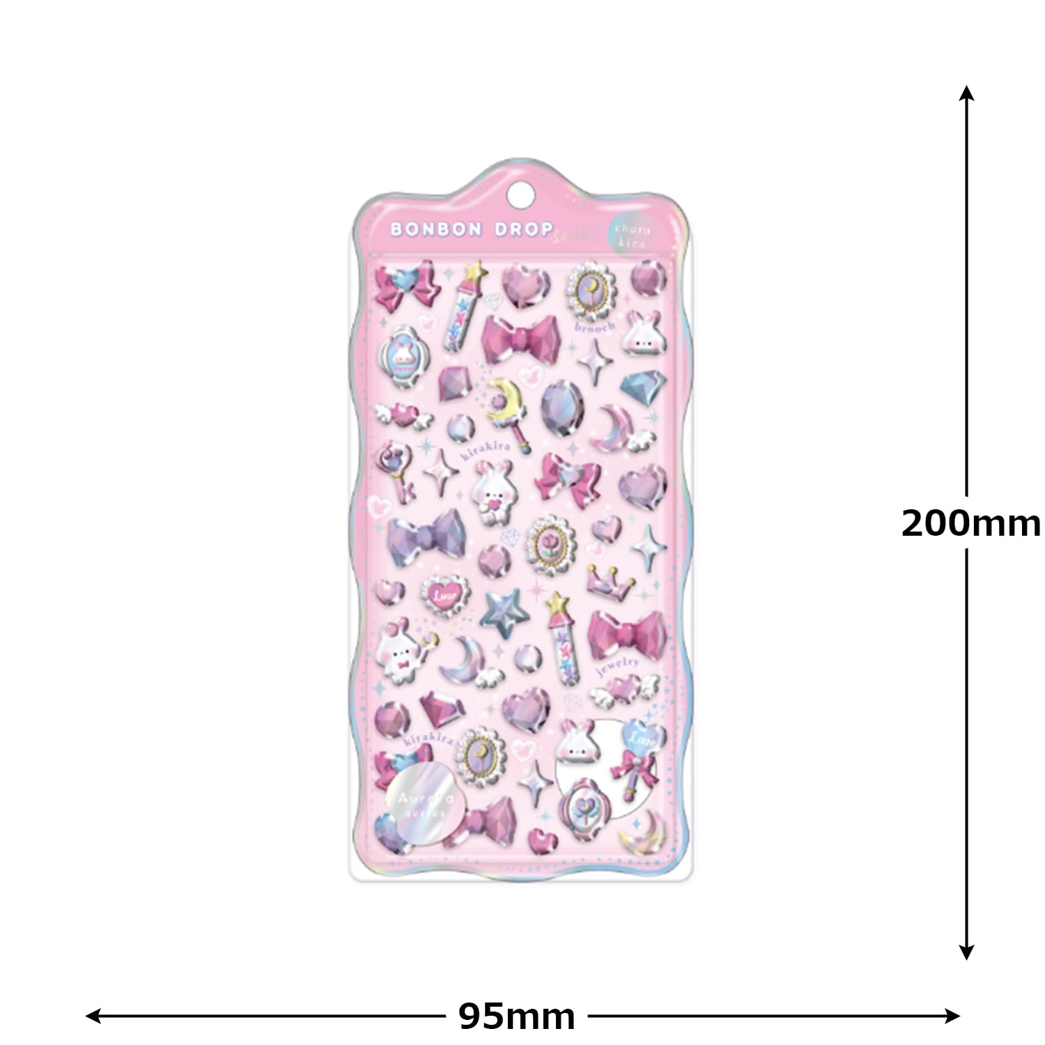 Amazon.co.jp: クーリア シール ボンボンドロップシール オーロラ ほう