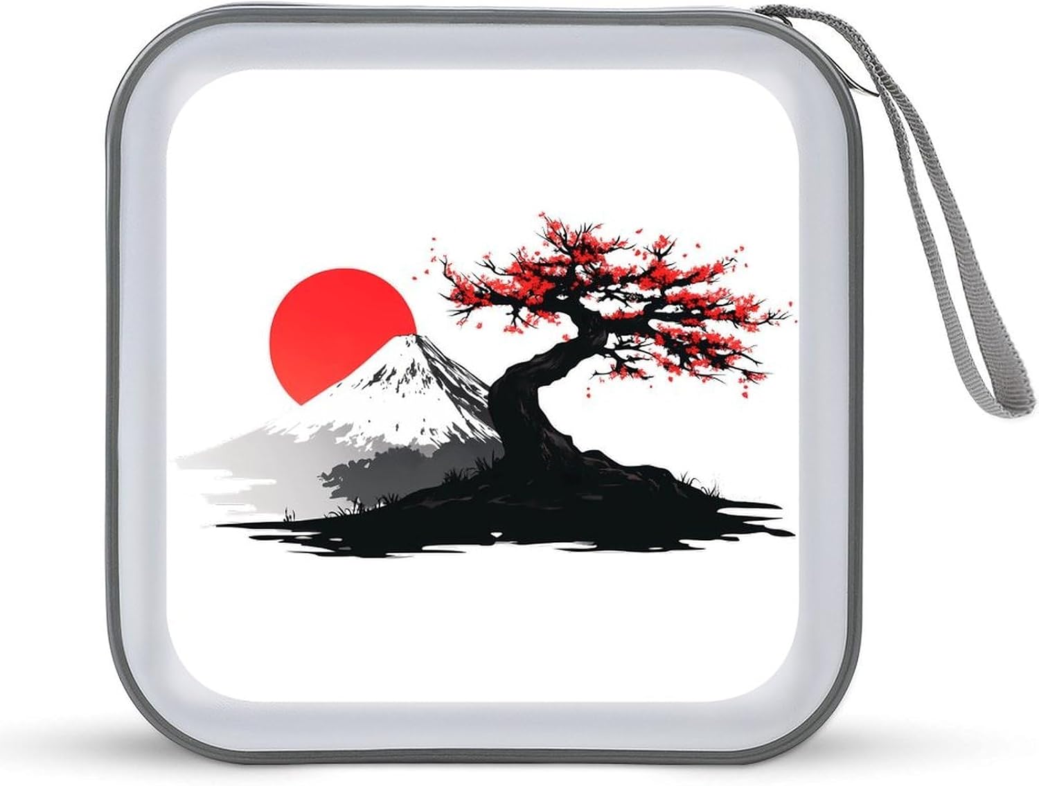 Japanese Tree Mount Culture Protective CD Case Storage Rack 40 Capacity DVD Holder Organizer Car Travel