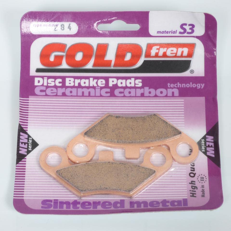 Plaquette de frein Gold Fren avant haute friction pour Quadzilla 300 E