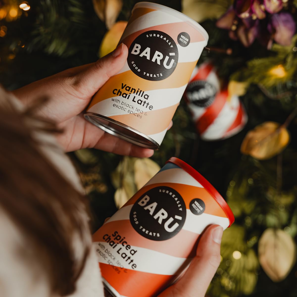 BARÚ Mixpack Chai Latte – Épicé, Vanille, Pink & Golden – 4 x 250 g – 64 portions