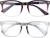 Vista 12 de Paquete de 2 lentes de luz azul para mujeres y hombres, gafas de computadora