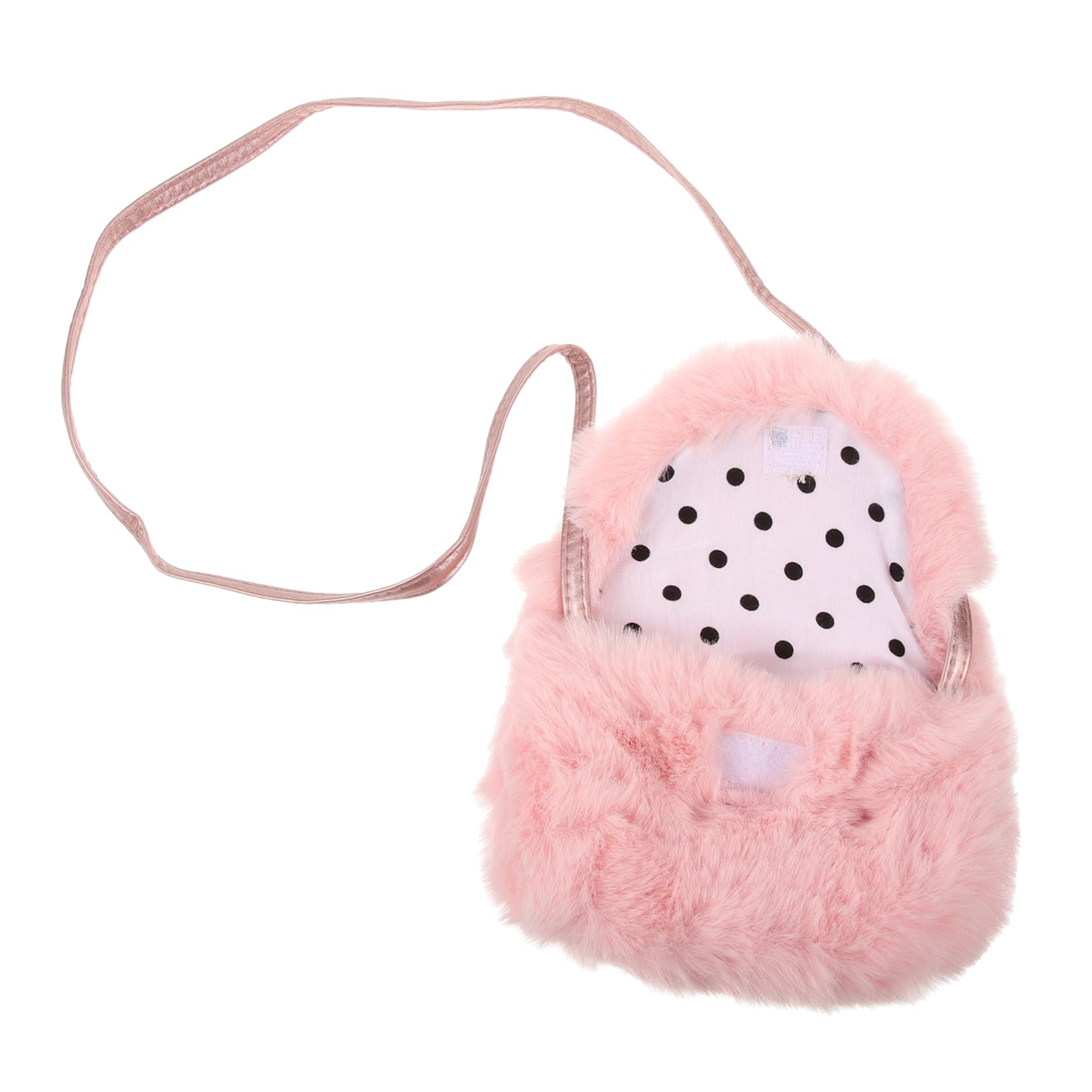 BESTYASH Girls Fashion Bag Crossbody Bag for School Plush Storage Kids Portable Pouch