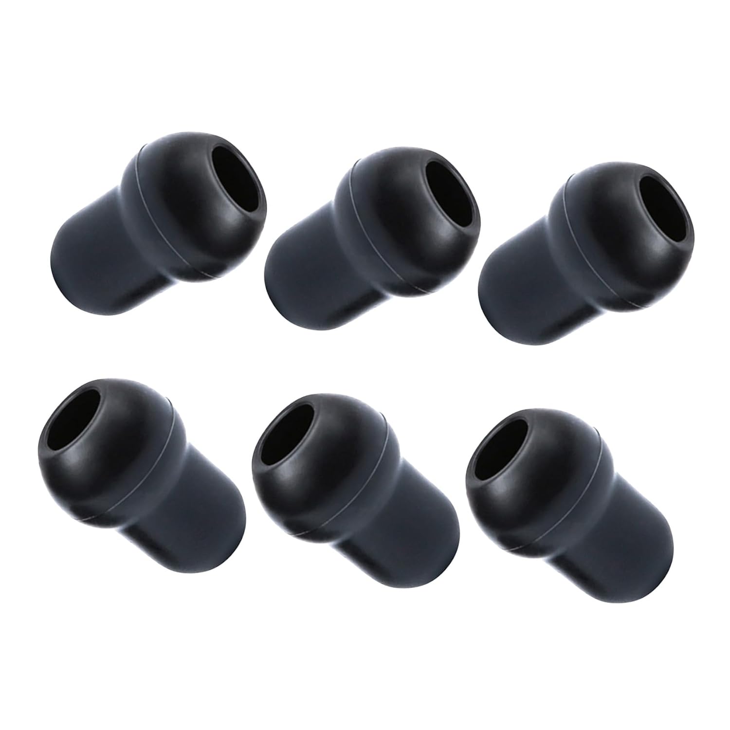 6pcs Silicone Stethoscope Earbud Replacement Tips Soft-Sealing Universal Ear Pieces Accessories for Diagnostics
