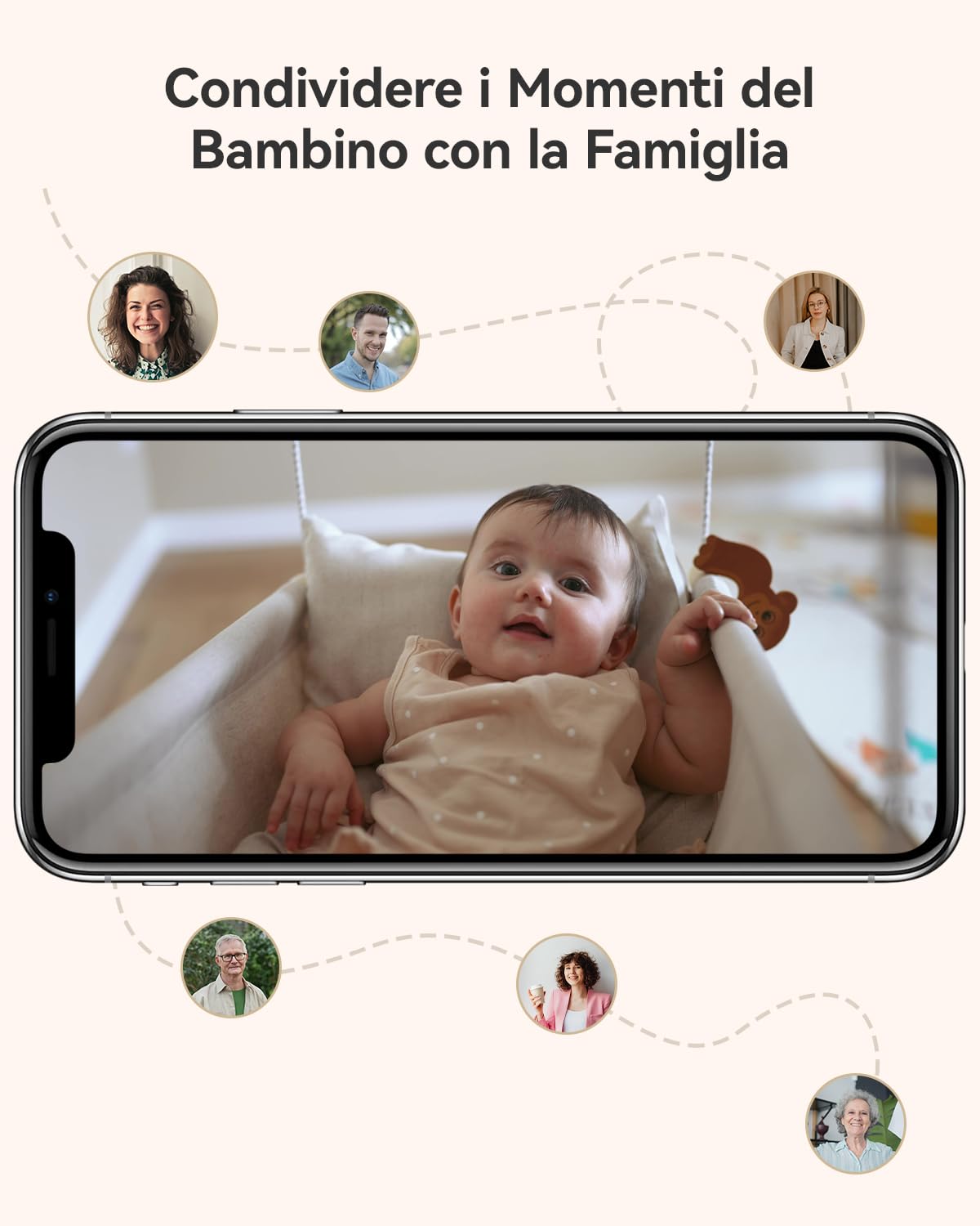 Imou 4MP Telecamera Wi-Fi Interno Videocamera Sorveglianza 2.5K, Rilevamento Umano, Audio Bidirezionale, Tracciamento di Movimento con Sirena, Compatibile con Alexa, Rotazione a 360°, 2.4Ghz Ranger 2C