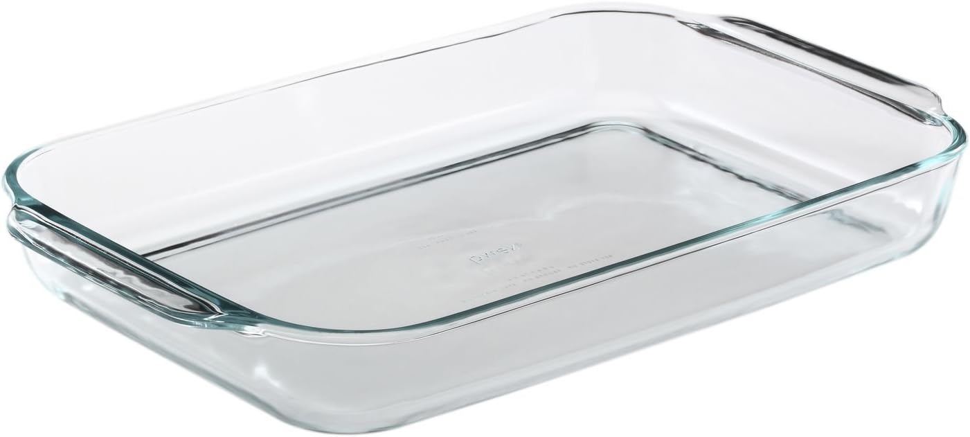 Amazon.com: Pyrex Bakeware 4.8 Quart Oblong Baking Dish, Clear: Home ...