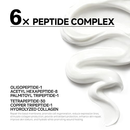 Miniatura 3 de Máscara de colágeno de hidratación profunda con péptidos de colágeno, máscara facial para reafirmar y antioxidante, triple péptido para suavizar las