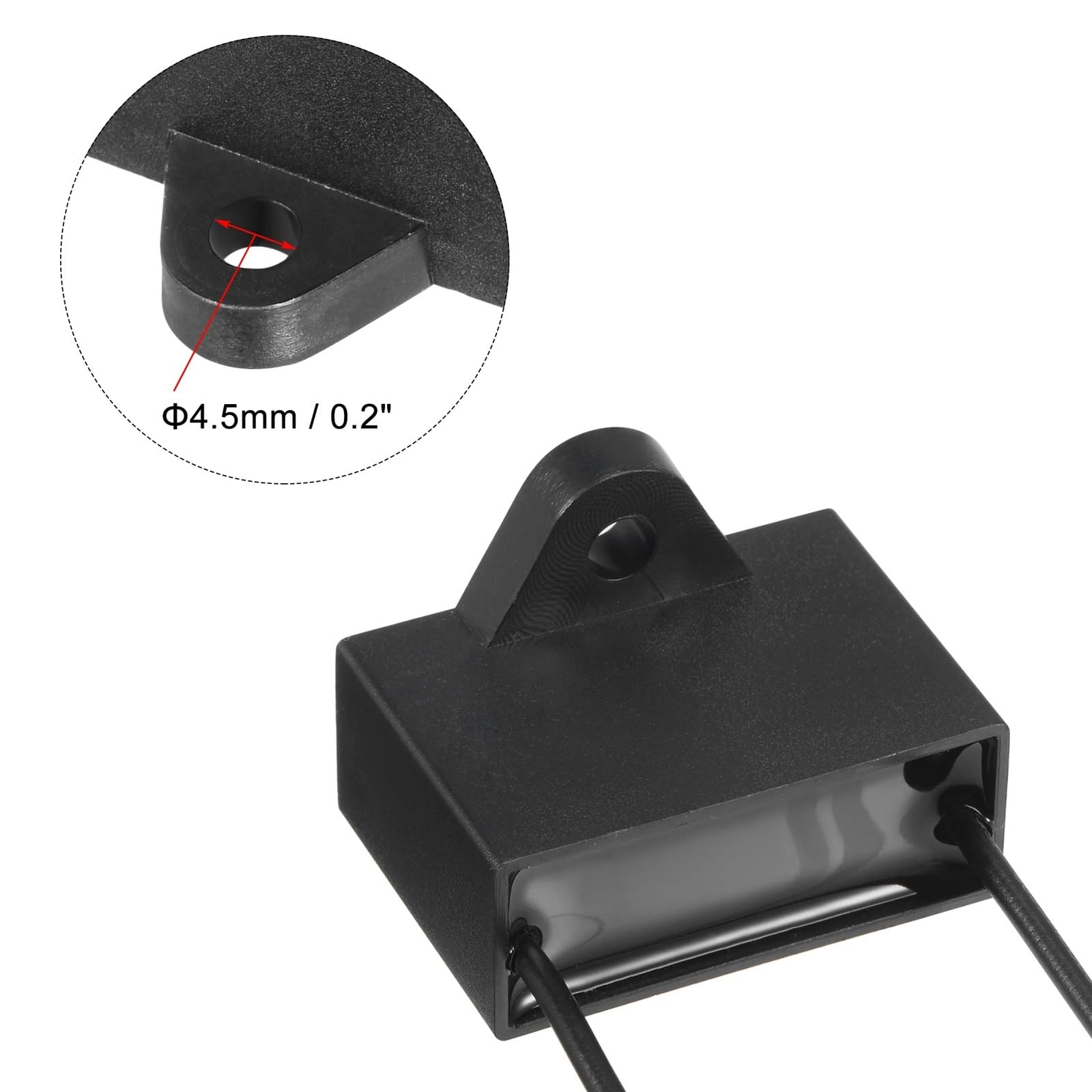 Condensador de ventilador de techo CBB61 AC 250V, condensador de película de polipropileno metalizado for generador de motor de bomba de ventilador eléctrico, 0,8 uF-3uF, 3 uds.(0.8uF)