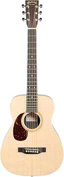 Little Martin LX1RE Acoustic-Electric Guitar with Gig Bag, Sitka Spruce and Rosewood Pattern HPL Construction, Modified 0-14 Fret, Modified Low Oval Neck Shape