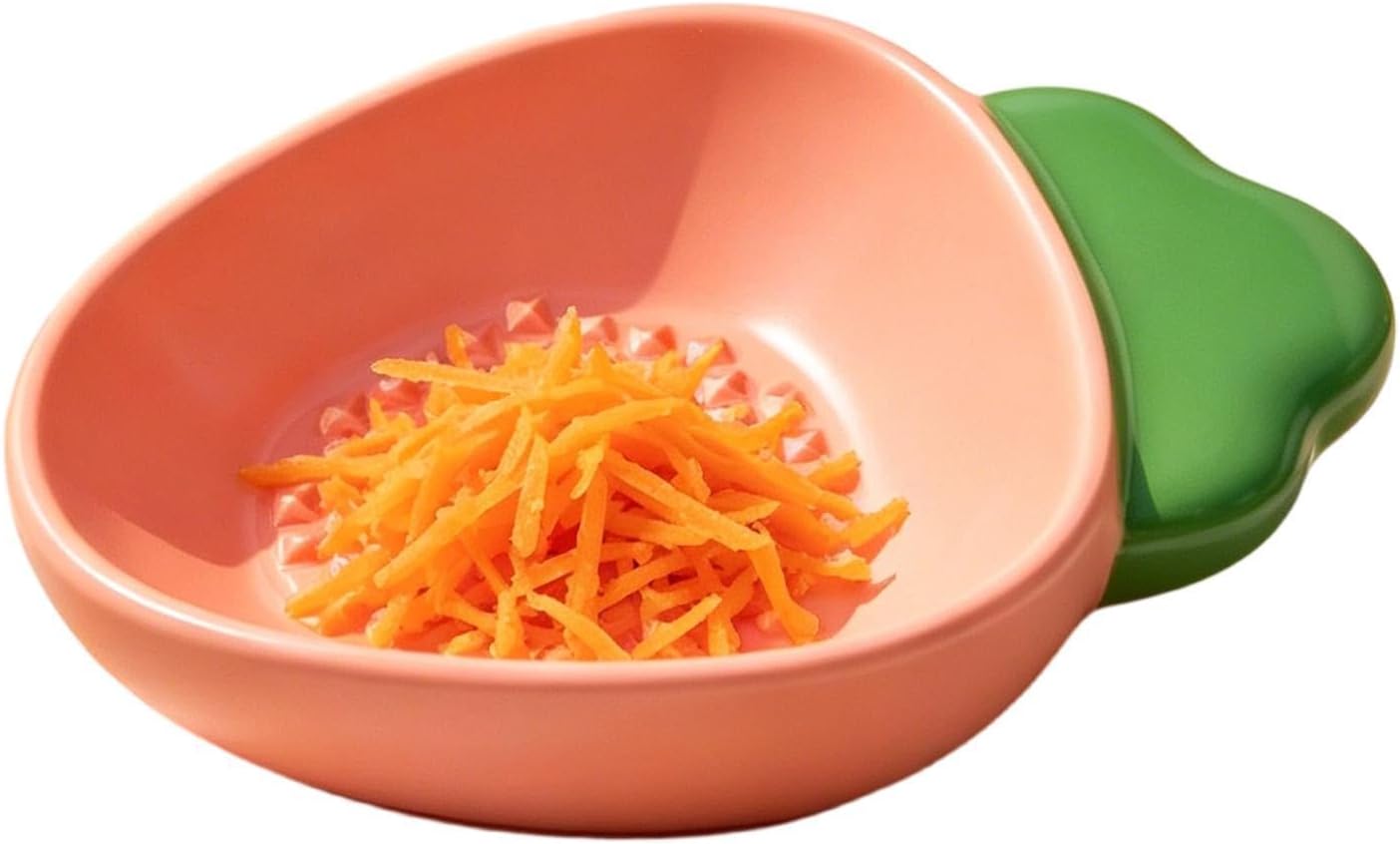 Garlic Grater Plate Multipurpose Carrot Shaped Ceramic Shredder Tool